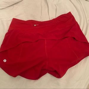 Lululemon speed up shorts 4”